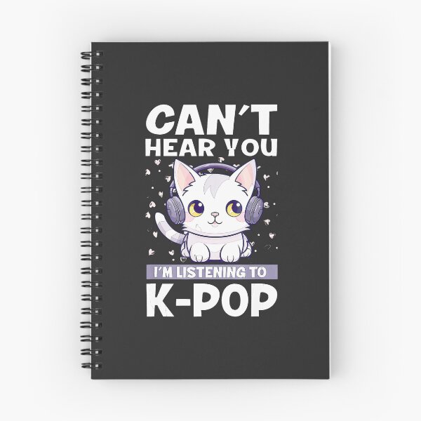Item preview, Can'T-Hear-You-I'M-Listening-Kpop-Cat-K-Pop-Merchandise-(2) designed and sold by rappadfdeuin.