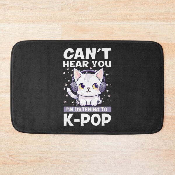 Item preview, Can'T-Hear-You-I'M-Listening-Kpop-Cat-K-Pop-Merchandise-(2) designed and sold by rappadfdeuin.