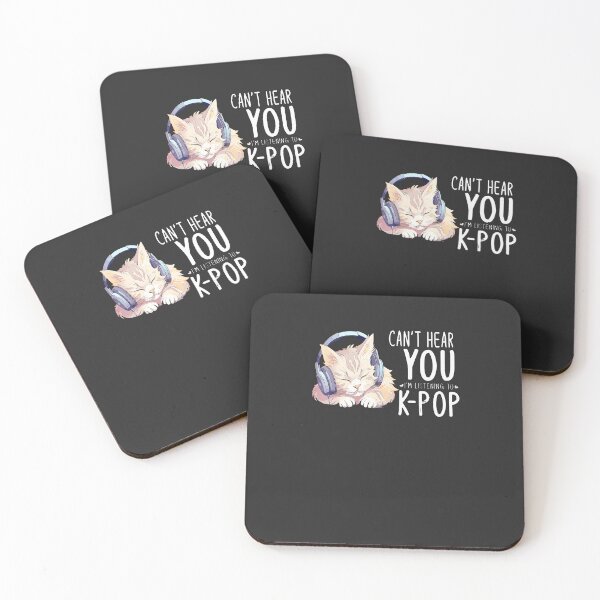 Item preview, Can'T-Hear-You-I'M-Listening-Kpop-Cat-K-Pop-Merchandise-(3) designed and sold by rappadfdeuin.