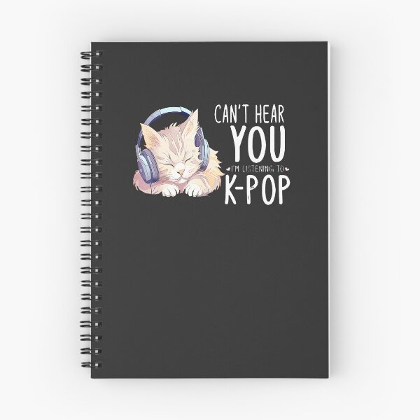 Item preview, Can'T-Hear-You-I'M-Listening-Kpop-Cat-K-Pop-Merchandise-(3) designed and sold by rappadfdeuin.