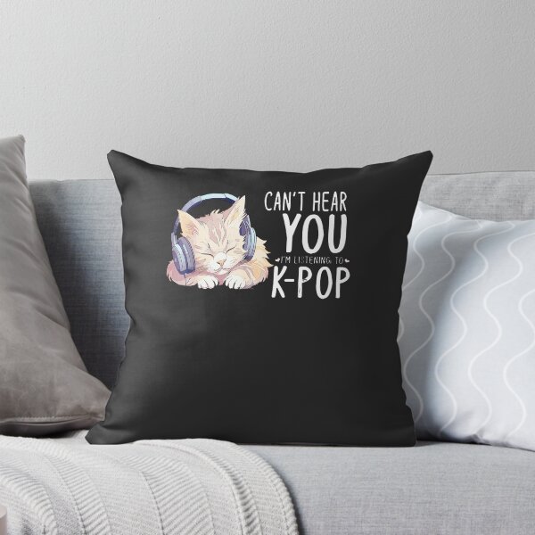 Item preview, Can'T-Hear-You-I'M-Listening-Kpop-Cat-K-Pop-Merchandise-(3) designed and sold by rappadfdeuin.
