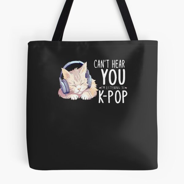Item preview, Can'T-Hear-You-I'M-Listening-Kpop-Cat-K-Pop-Merchandise-(3) designed and sold by rappadfdeuin.