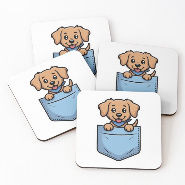 Item preview, Cute dog in Pocket designed and sold by NicolasGlowArt.