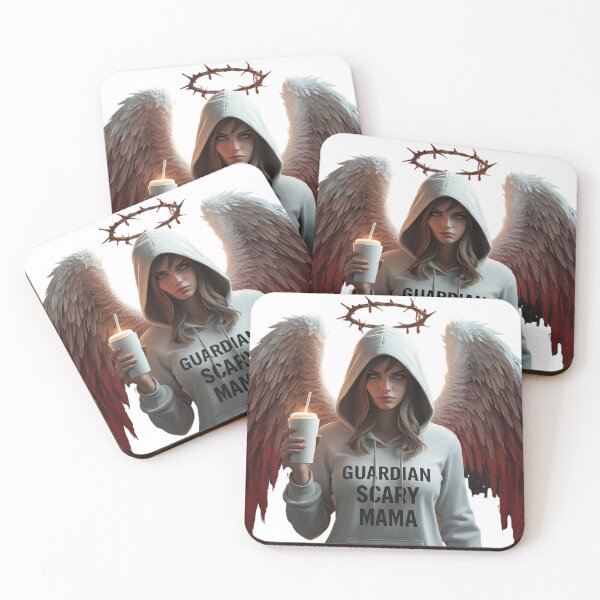 Item preview, Guardian Scary Mama – Dark Angel Hoodie Illustration | Guardian Angel Collection designed and sold by Scaryangelfx.