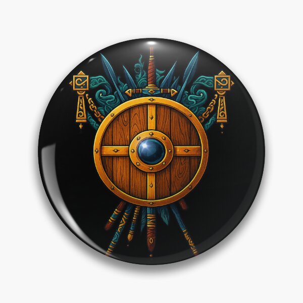 Item preview, Viking shield designed and sold by TATTOO-DESIGN.
