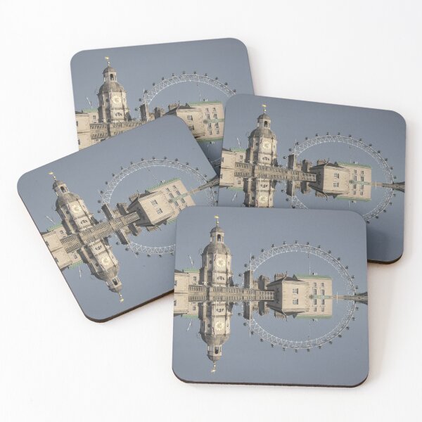 Item preview, Panoramic London Skyline with London Eye Reflection | Symmetry Cityscape designed and sold by DiscoverySB.