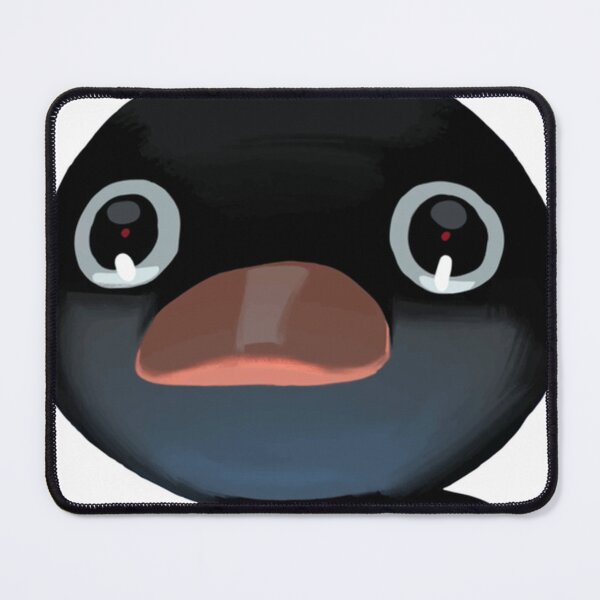 Item preview, Terrified Pingu Meme (Light Blue Bg) designed and sold by Reymundortiz.