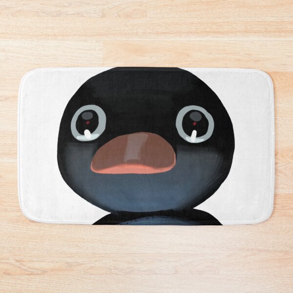 Item preview, Terrified Pingu Meme (Light Blue Bg) designed and sold by Reymundortiz.