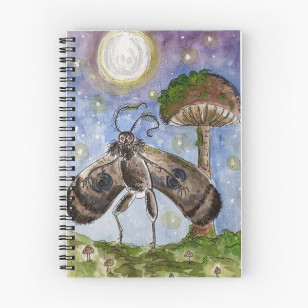 Item preview, Mothman Watercolor Illustration designed and sold by SomeChicksArt.
