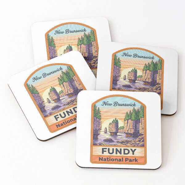 Item preview, Embroider Fundy National Park of Canada – New Brunswick Est. 1948 Wild Horizons designed and sold by SkeletonsDanger.