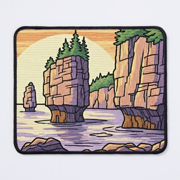 Item preview, Embroider Fundy National Park of Canada – New Brunswick Est. 1948 Wild Horizons designed and sold by SkeletonsDanger.