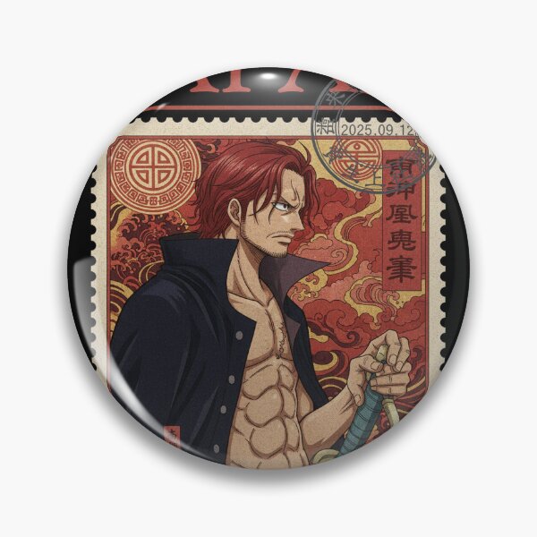 Item preview, Japan Postal Stamp Shanks designed and sold by MadShroomPrints.