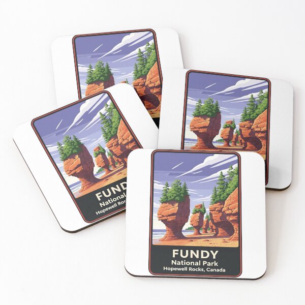 Item preview, Embroider Fundy National Park of Canada – New Brunswick Est. 1948 Wild Horizons designed and sold by SkeletonsDanger.