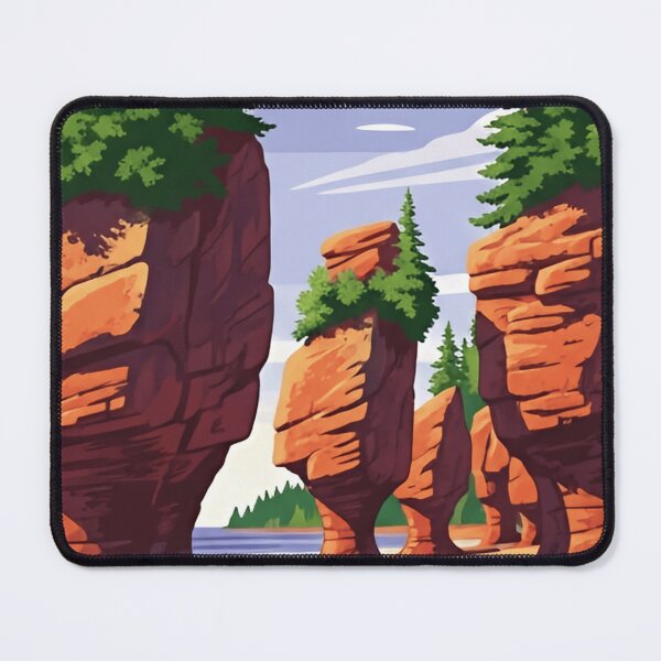 Item preview, Embroider Fundy National Park of Canada – New Brunswick Est. 1948 Wild Horizons designed and sold by SkeletonsDanger.