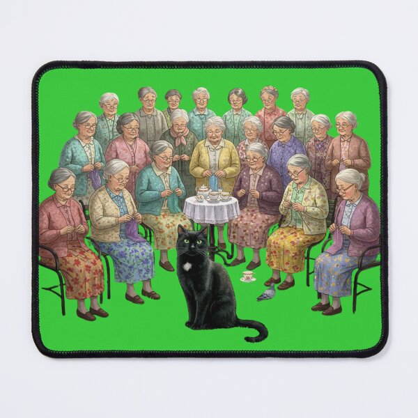 Item preview, grandmas knitting and drinking tea classic tshirt designed and sold by anandsiva2703.