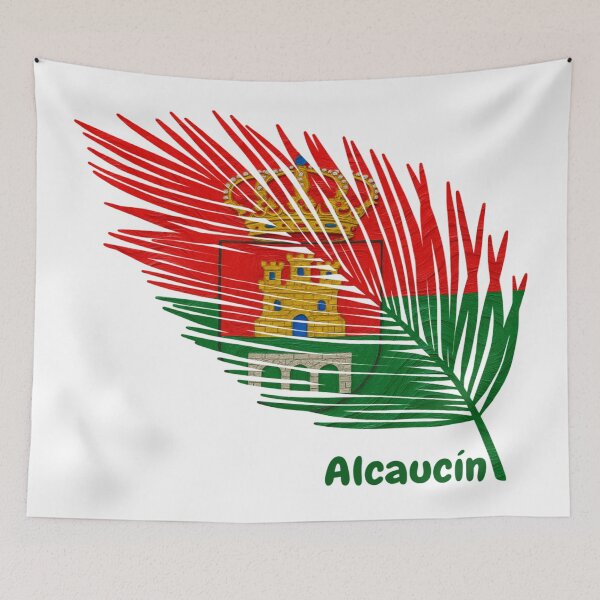Item preview, Abstract Flag of Alcaucin – Feather Shape Design designed and sold by ArteJorge48.