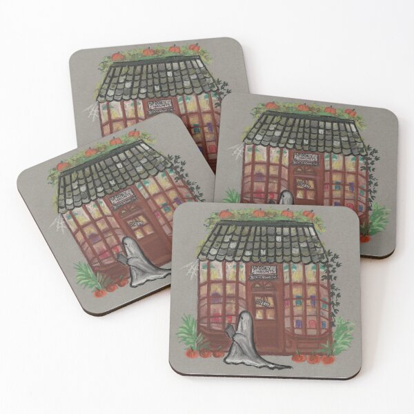 Item preview, Ghost Bookstore Illustration designed and sold by SomeChicksArt.