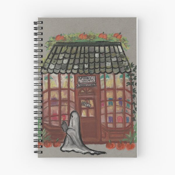 Item preview, Ghost Bookstore Illustration designed and sold by SomeChicksArt.