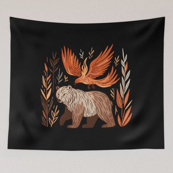 Item preview, Bear And Phoenix designed and sold by Pastiesstore61.
