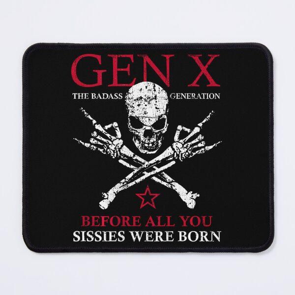 Item preview, X Generation Before All You Sissie Were Born Skull Rock Hand designed and sold by audirsfumaw.