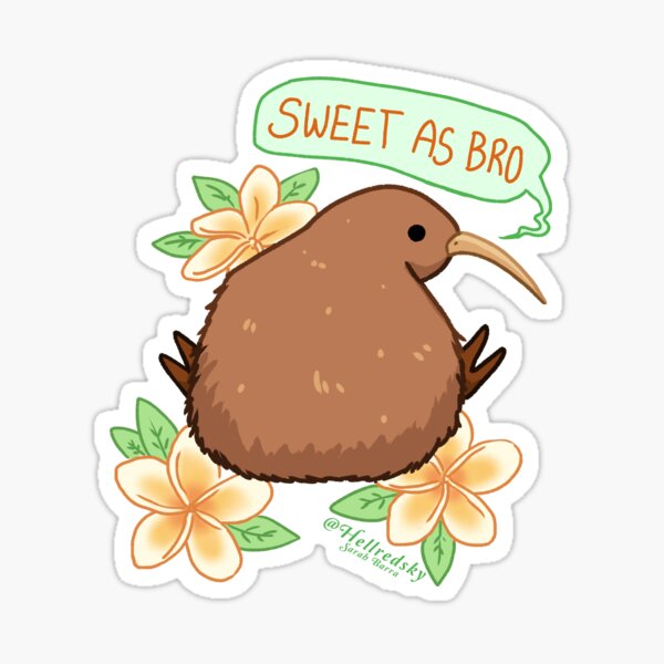 Item preview, Kiwi Bird - Sweet as bro designed and sold by Hellredsky.