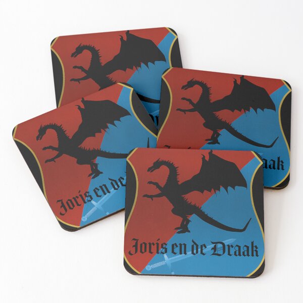 Item preview,  Dueling Wooden Coaster- Joris En De Draak Inspired For Efteling Fans Netherlands Theme Park Souvenir designed and sold by StyleMagmasKas.