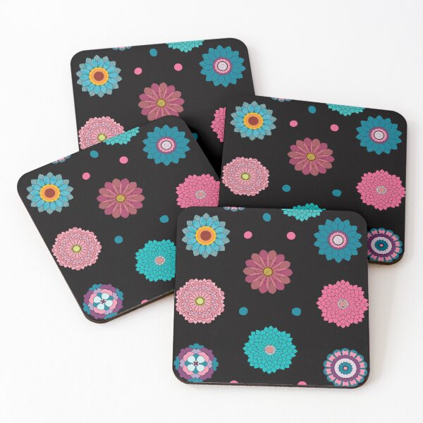 Item preview, Flowers in different colors with dots designed and sold by A Sweet  Fragrance Art.