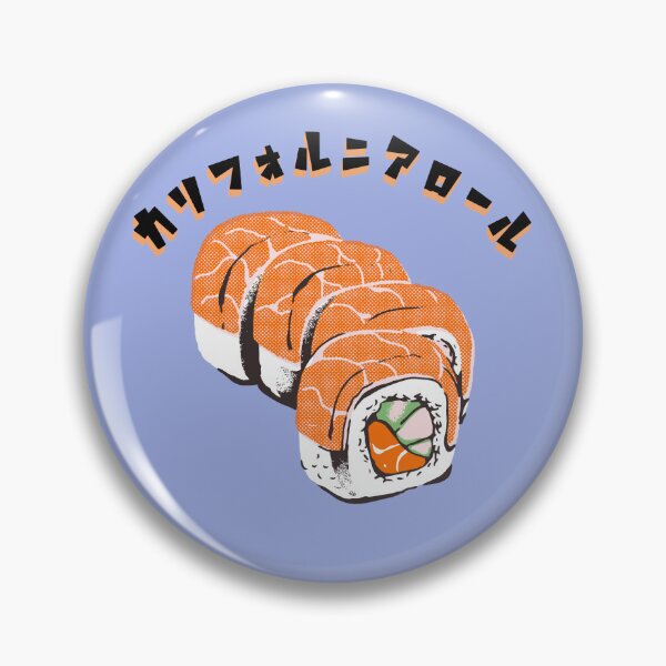Item preview, California Roll - Japanese Katakana Design Collection designed and sold by Genki Tee.