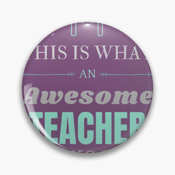 Item preview, The Awesome Teacher Look designed and sold by MartinezzqStudi.