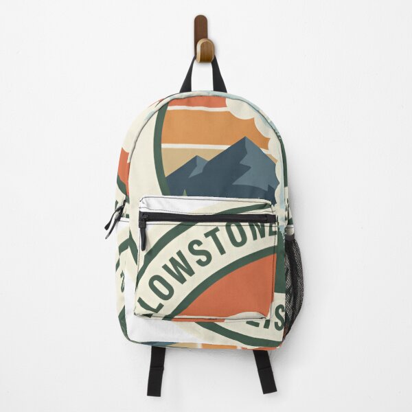 Item preview, Yellowstone National Park Wyoming mountains landscape volcano geyser Est. 1872 designed and sold by SkeletonsDanger.