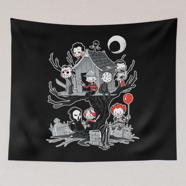 Item preview, Serial Killer Tee Horror Halloween Chibi Shirt designed and sold by KeithRPagan.