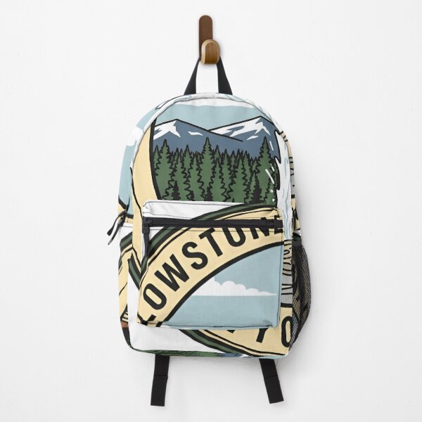 Item preview, Yellowstone National Park Wyoming Mountains Landscape Volcano Geyser Est. 1872 Timeless Wilderness designed and sold by SkeletonsDanger.