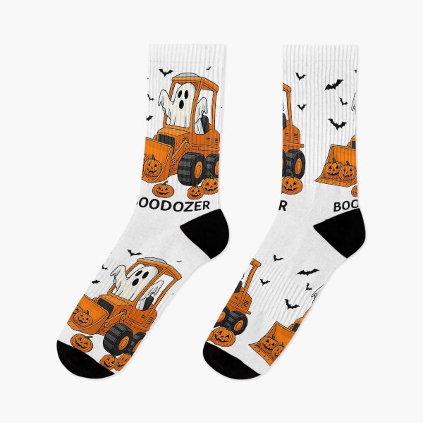 Item preview, Boodozer Ghost Bulldozer Funny Halloween Truck designed and sold by SnapLabDesigns.