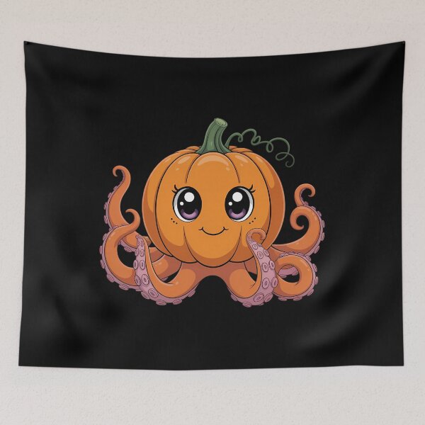 Item preview, Octopus Pumpkin Lazy Halloween Party designed and sold by Sunset4Bones.