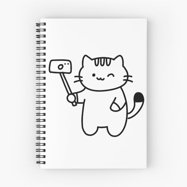 Item preview, Funny Cat Taking Selfie – Cool Cat with Phone designed and sold by PinFlick.