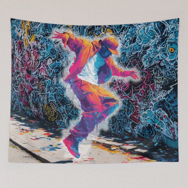 Item preview, Graffiti Breakdancer 1 of 5 designed and sold by Jenson Major.