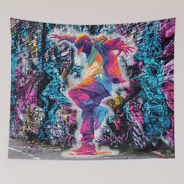 Item preview, Graffiti Breakdancer 2 of 5 designed and sold by Jenson Major.