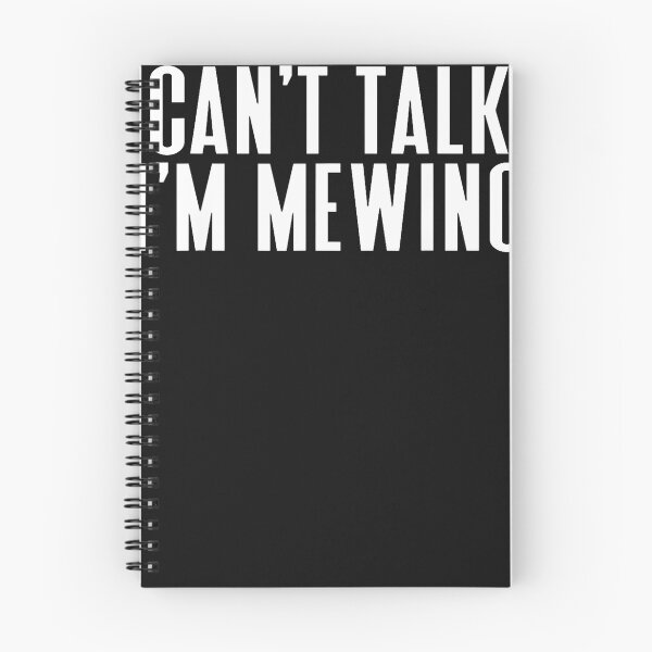 Item preview, Can'T-Talk-I'M-Mewing-Funny-Quote-Cat-Sarcastic-Meowing designed and sold by mavishgjens.