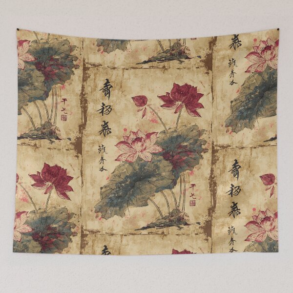 Item preview, Elegant Japanese Hasu designed and sold by bapupa.