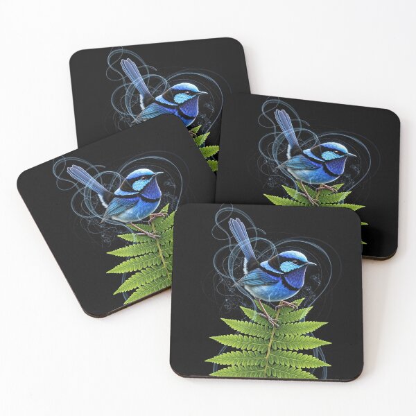 Item preview, Blue Fairy Wren designed and sold by pawprintz.