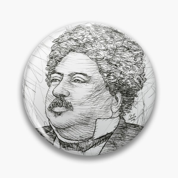 Item preview, ALEXANDRE DUMAS ink portrait .3 designed and sold by lautir.
