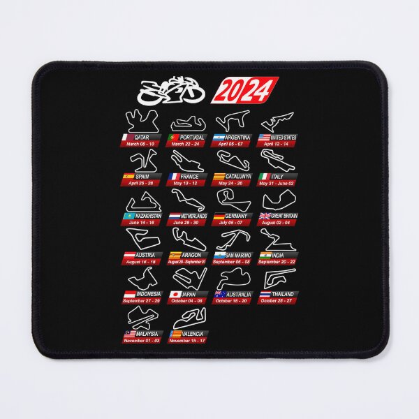 Item preview, Calendar season 2024 MotoGp sports circuits designed and sold by FerrauMonrency.