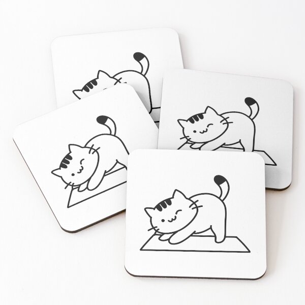 Item preview, Yoga Cat – Cute Cat Doing Yoga Pose designed and sold by PinFlick.