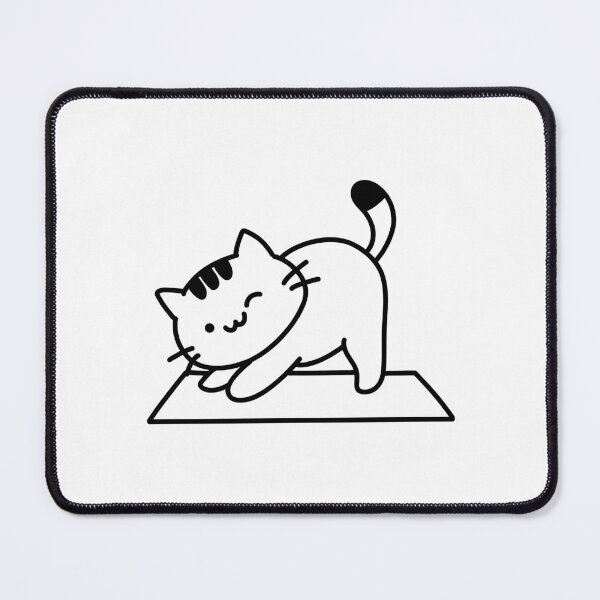 Item preview, Yoga Cat – Cute Cat Doing Yoga Pose designed and sold by PinFlick.