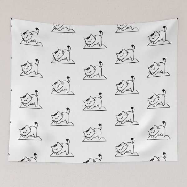Item preview, Yoga Cat – Cute Cat Doing Yoga Pose designed and sold by PinFlick.