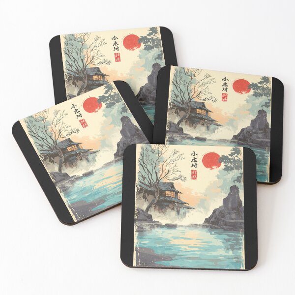Item preview, Peaceful Japanese Hot Springs designed and sold by bapupa.