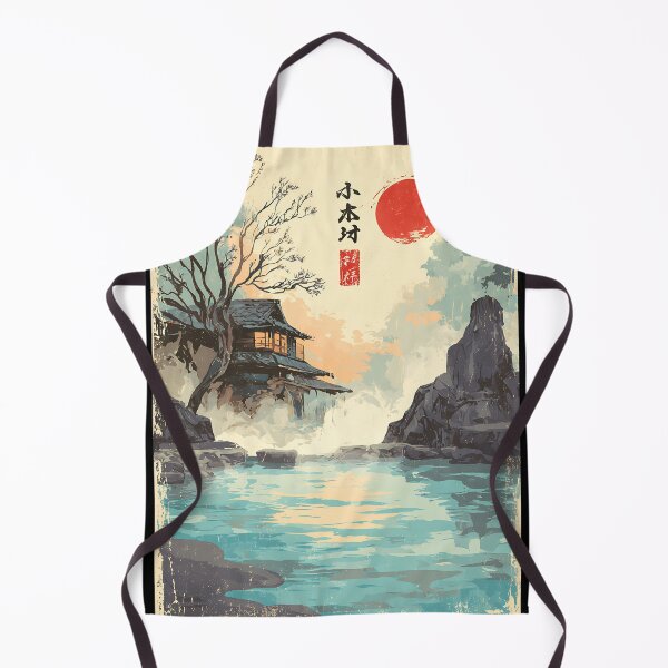 Item preview, Peaceful Japanese Hot Springs designed and sold by bapupa.
