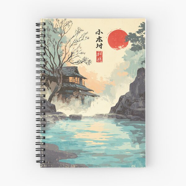 Item preview, Peaceful Japanese Hot Springs designed and sold by bapupa.