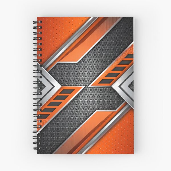 Item preview, Dynamic Orange and Grey Abstract Tech Background designed and sold by ML-Media.