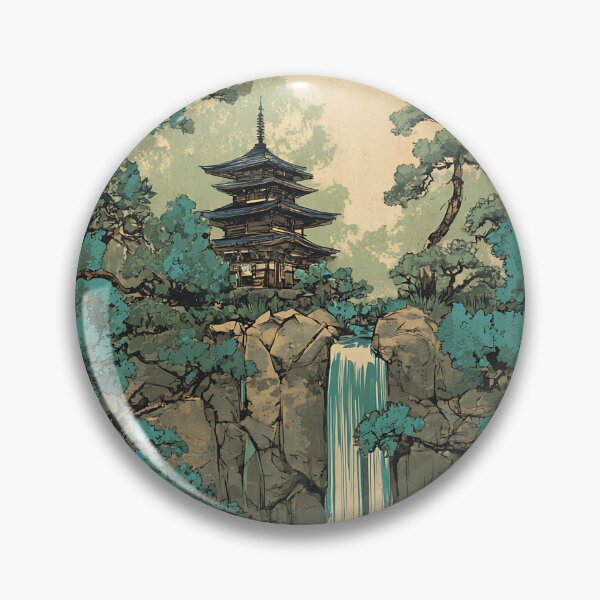 Item preview, Serene Japanese Hot Springs designed and sold by bapupa.